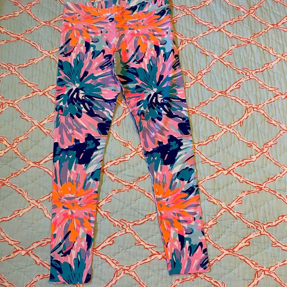 EUC Lilly Pulitzer Maia Leggings Girls XL(12-14)